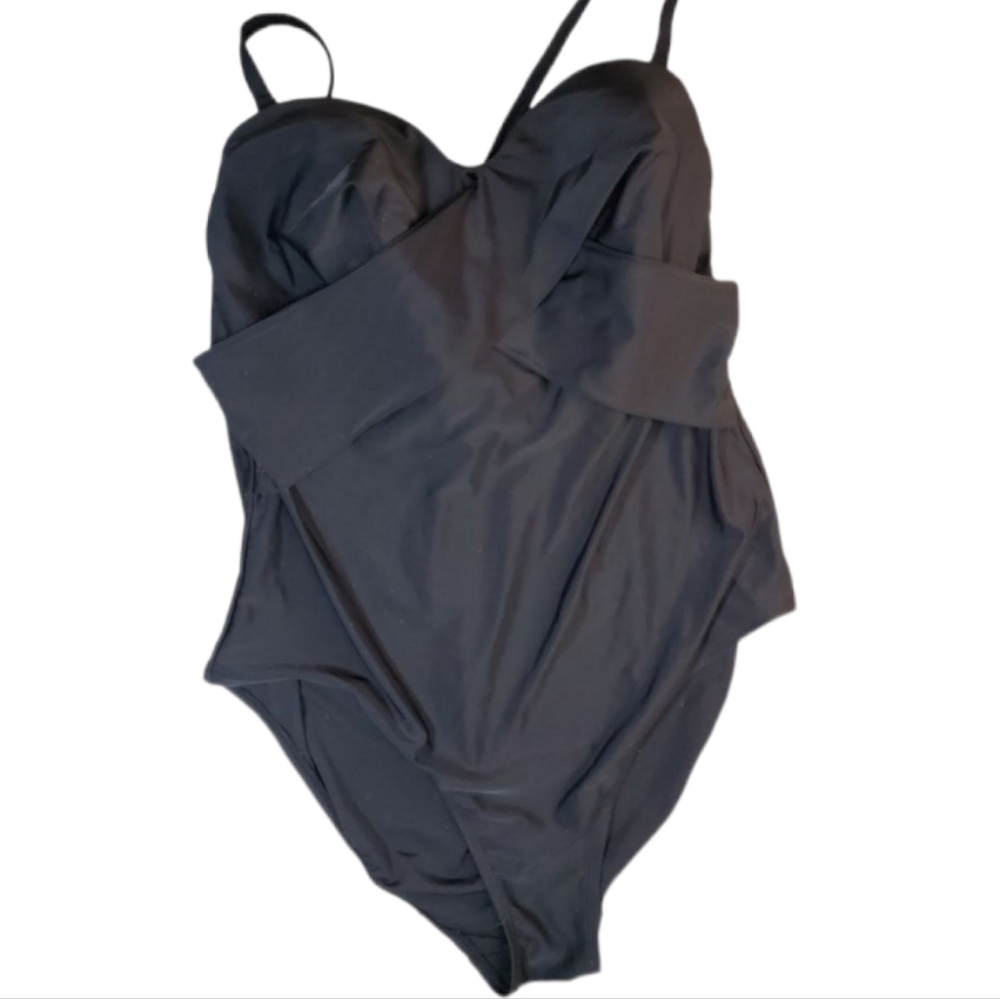 KONA SOL black one piece pin-up suit 22W